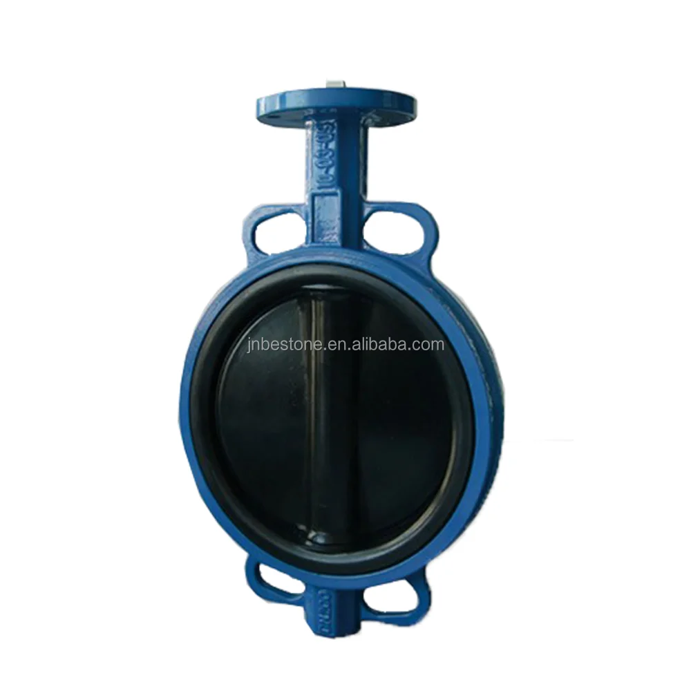 Wholesale hot sale PTFE seat 150LB One Shaft Taper Pin Cast Iron Wafer Butterfly Valve