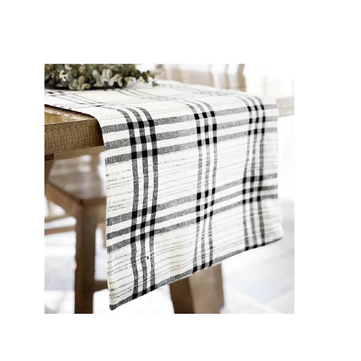 White Dinner Table Runner 12x72 Inches 100% Cotton Solid Plain Runner Dining Table Party Restaurant Wedding Christmas Decore