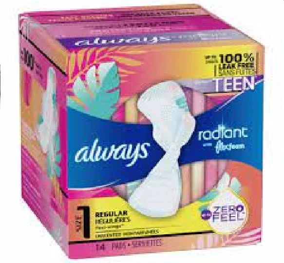 always untra/always discreet/Always Maxi Overnight Pads, Size 4, Overnight, Unscented, 48/ Always pads Ultra night and day