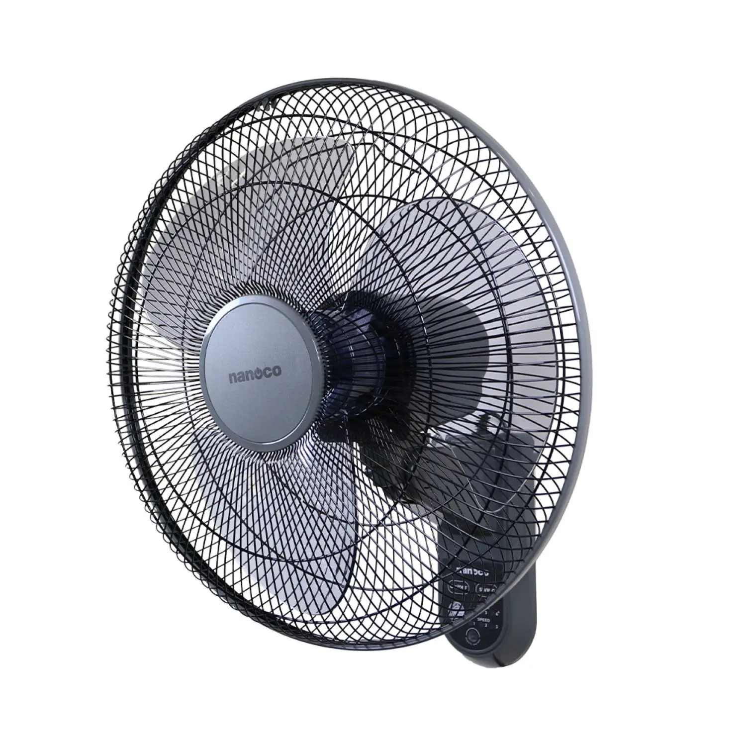 Nanoco NWF1615RC Electric Wall Fan 40cm Plastic Blade Diameter Ball-Bearing Motor with Remote Control for Export to Vietnam