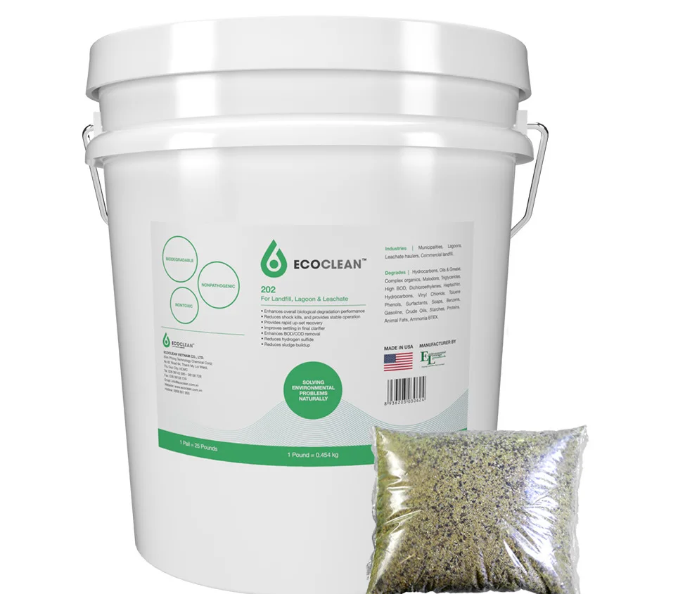 Sewage Treatment Specially Formulated for Landfill Leachate and Lagoon Problems Biological Probiotics- 5 billions CFU/Gram