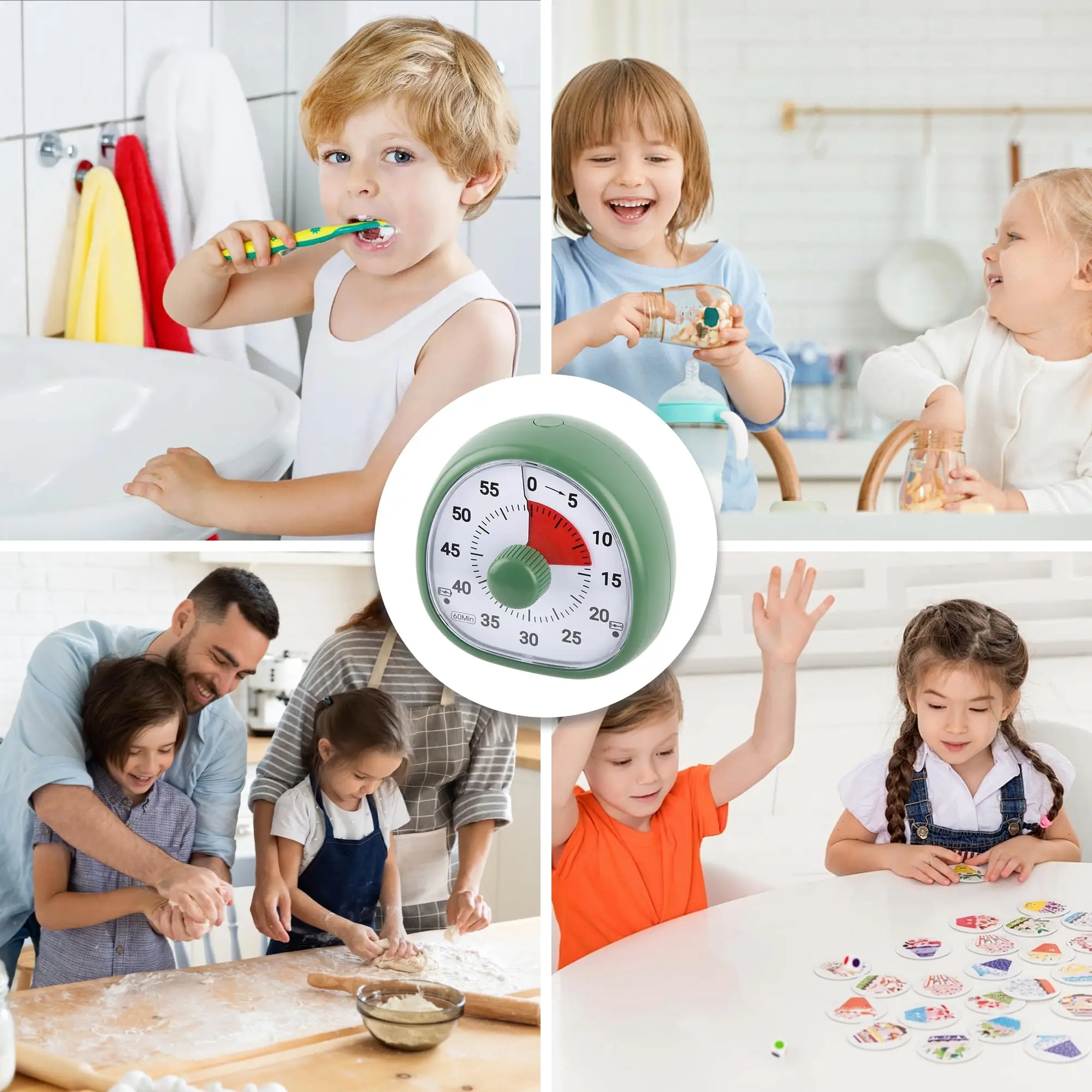 Learning timer visual time manager USB Charging Version Desk Management digital Timer Countdown Clock for Kids self-discipline