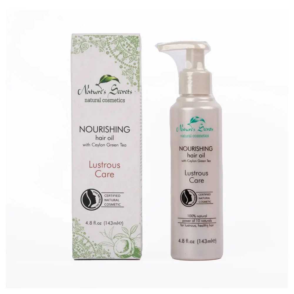 Best Quality Nourishing Hair Oil With Ceylon Green Tea - Lustrous Care