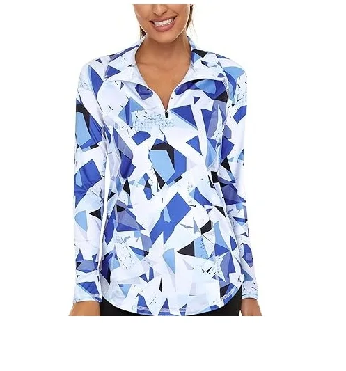 Moisture Soaking Long Sleeves Clothing Printed Ladies Equestrian Shirt Breathable English Horse Racing Products from India