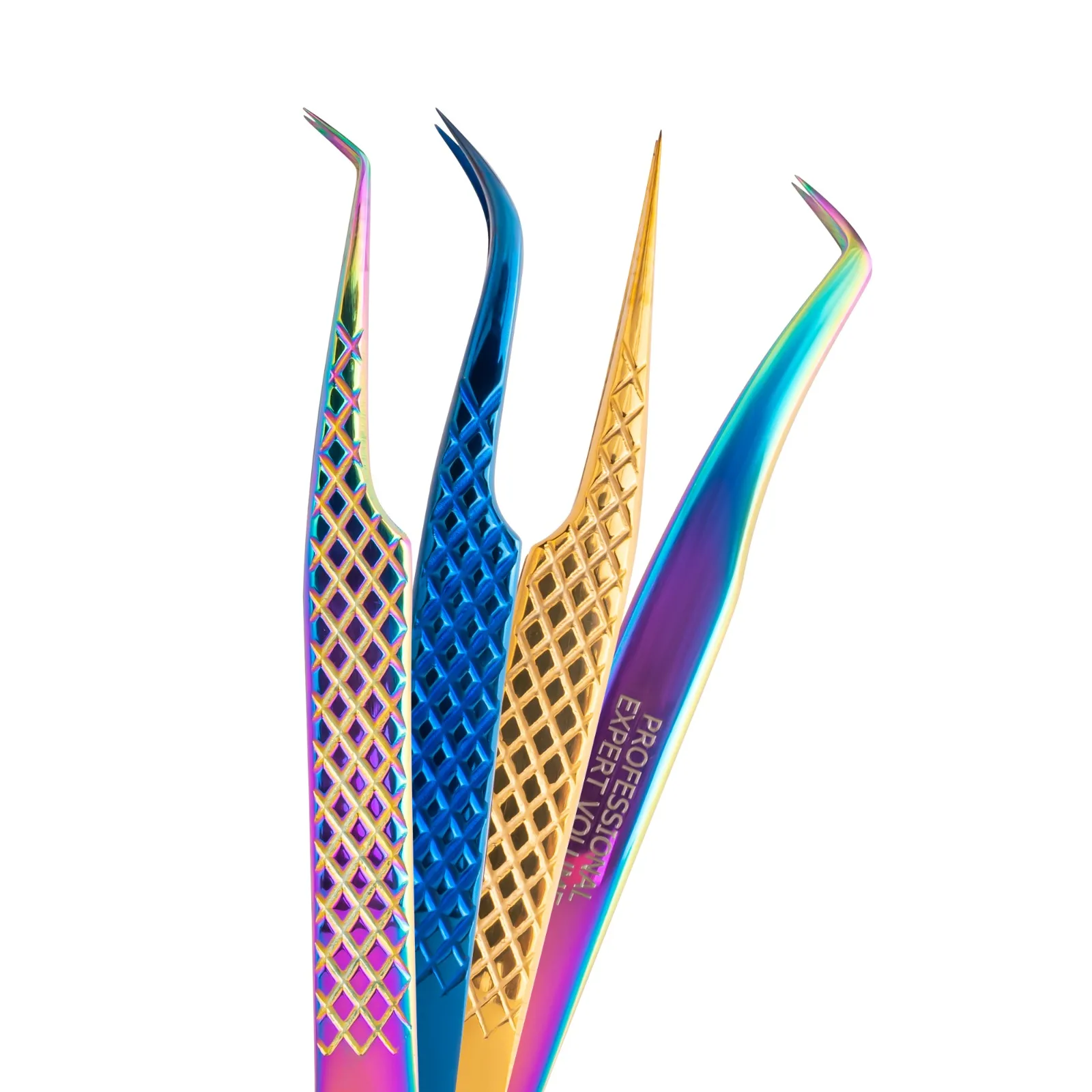 7 Pcs Stainless Steel Straight Curved Eyelash Tweezers Eyelash Extension Tweezers Makeup Tools  BY INNOVAMED