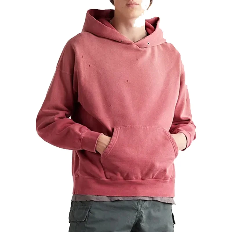 new trendy Custom casual streetwear padded hoodies unisex cotton sweatshirt hoodie 100%cotton hoodies high quality made in india