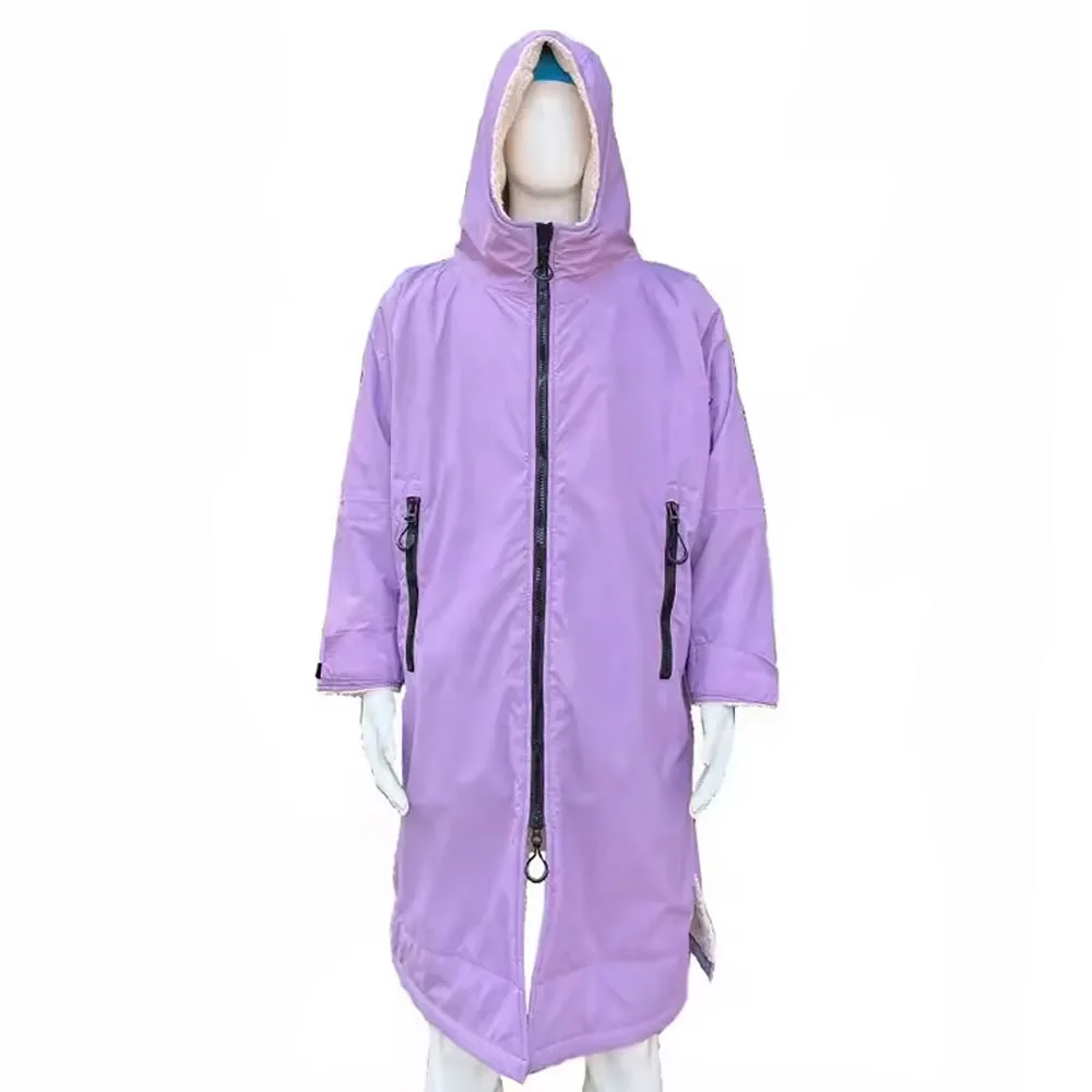 Customized Manufacturing  Waterproof Long Raincoat Hooded Jacket Outdoor Hiking Wholesale Supplier Unisex Rain Coat for Sale