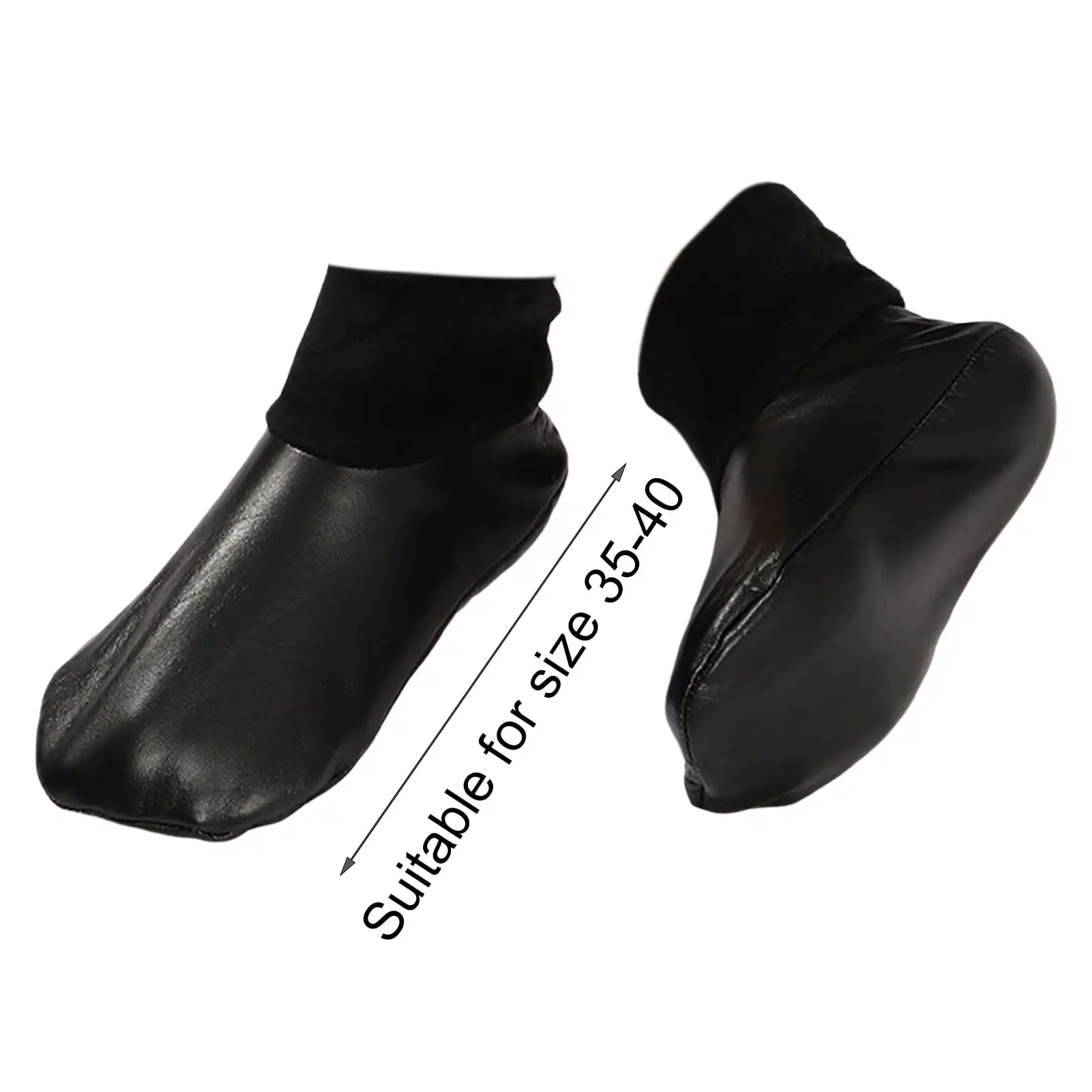 TOP SELLING MADE by 100 PERCENT HALAL LEATHER KHUFFS SOCKS COMFORTABLE in FOOTS ZIPPER WOMENS WARMER LEATHER SOCKS