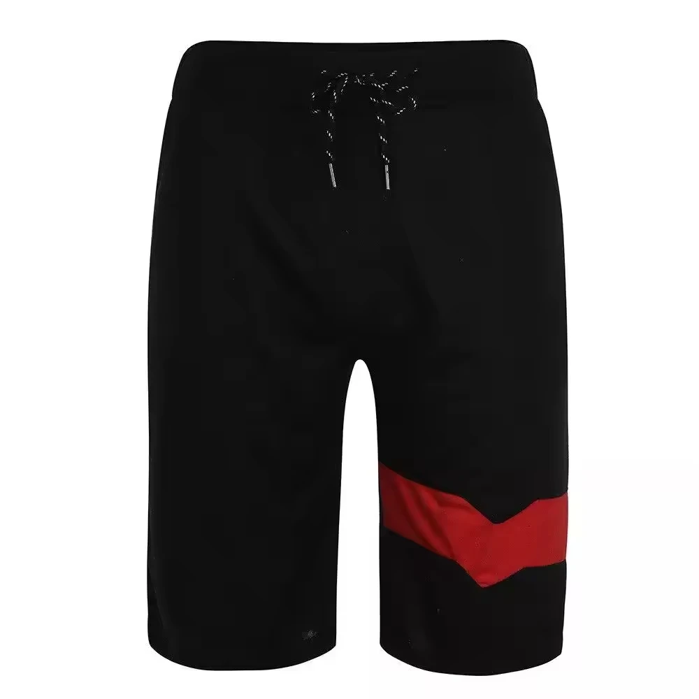 High Quality Custom Logo Summer Sets For Men White Shirt and Red Shorts With Customized Logo Men Summer Set