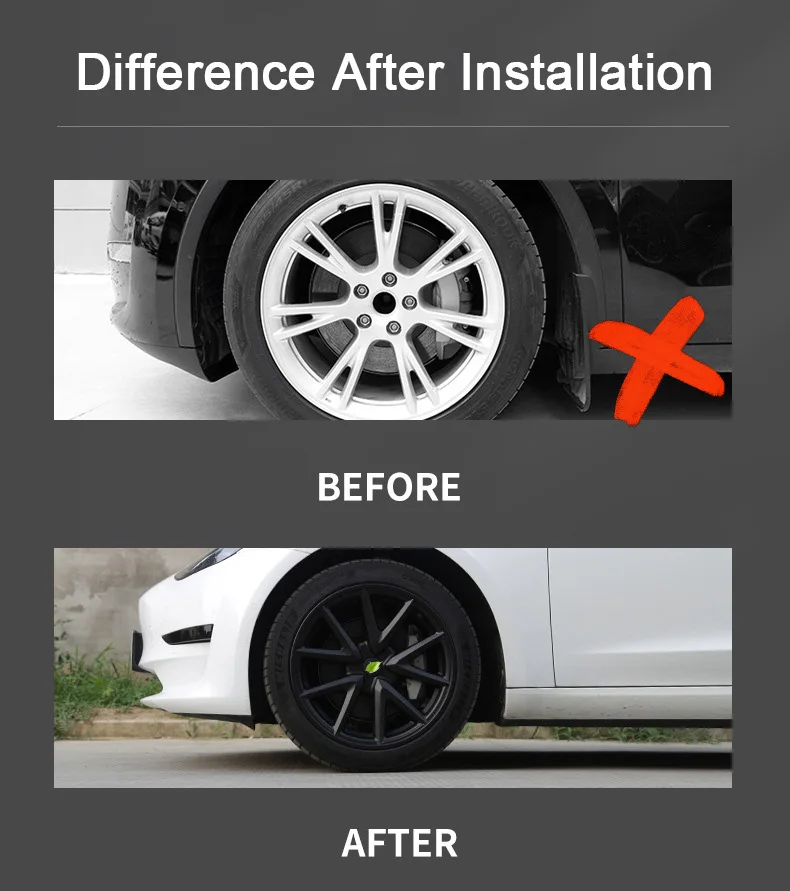 wholesale custom spinning car chrome hubcap tesla model 3 hubcaps 18inch wheel cover for tesla model 3 hub cap