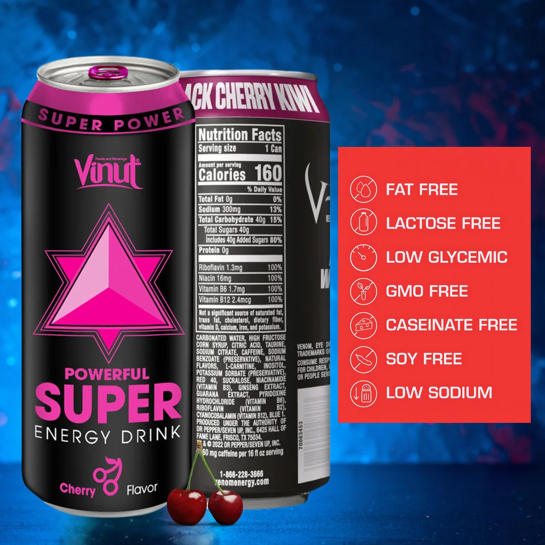 Энергетический напиток 500 мл разные вкусы (24 упаковки) без сахара полезный витамин С незаменимый А электронные витамины оптовый поставщик OEM