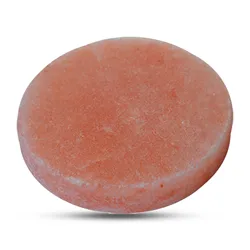 Himalayan Salt Cooking Slabes Plate Tiles 100% Natural Wholesale Cooking Slabes Salt Plate Rock Salt Plate Round Shape