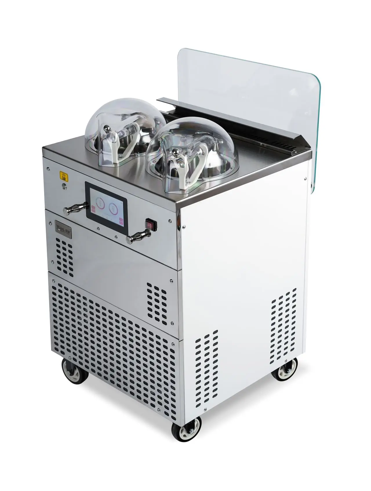 Miles Galaxy EC2 MD Double Pots Continuous Churning Batch Freezer Showcase Gelato Ice Cream Machine For Asia-Pacific Version