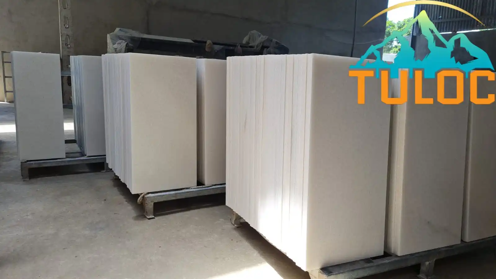 Vietnam export Diamond White  600 x 1200mm 400x800mm  large marble asia tiles