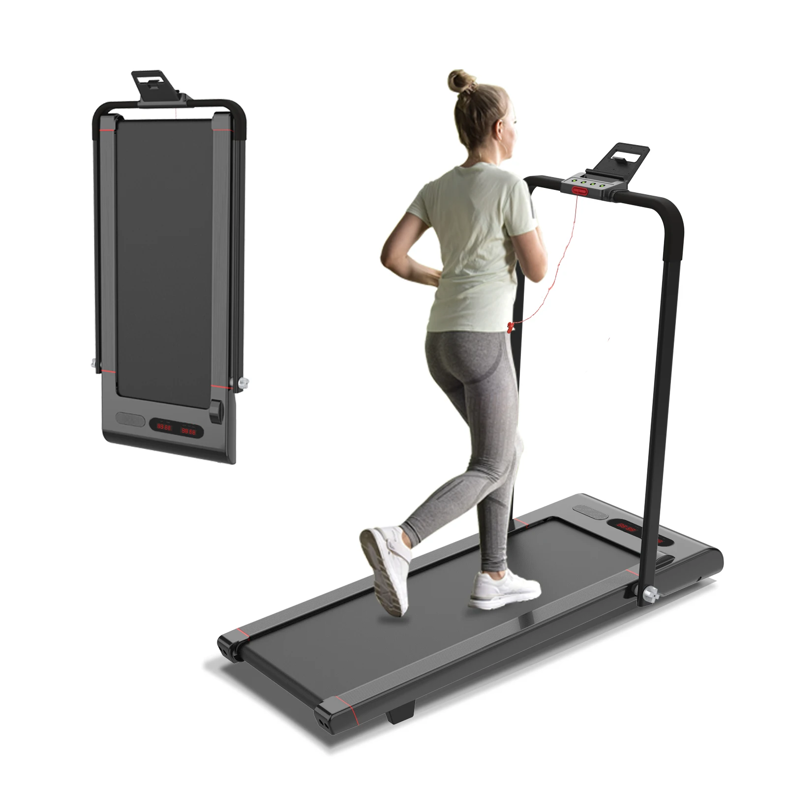 Folding Walking Treadmill Commercial Home Gym Motor Pet Electric Running Exercise Machine Treadmill