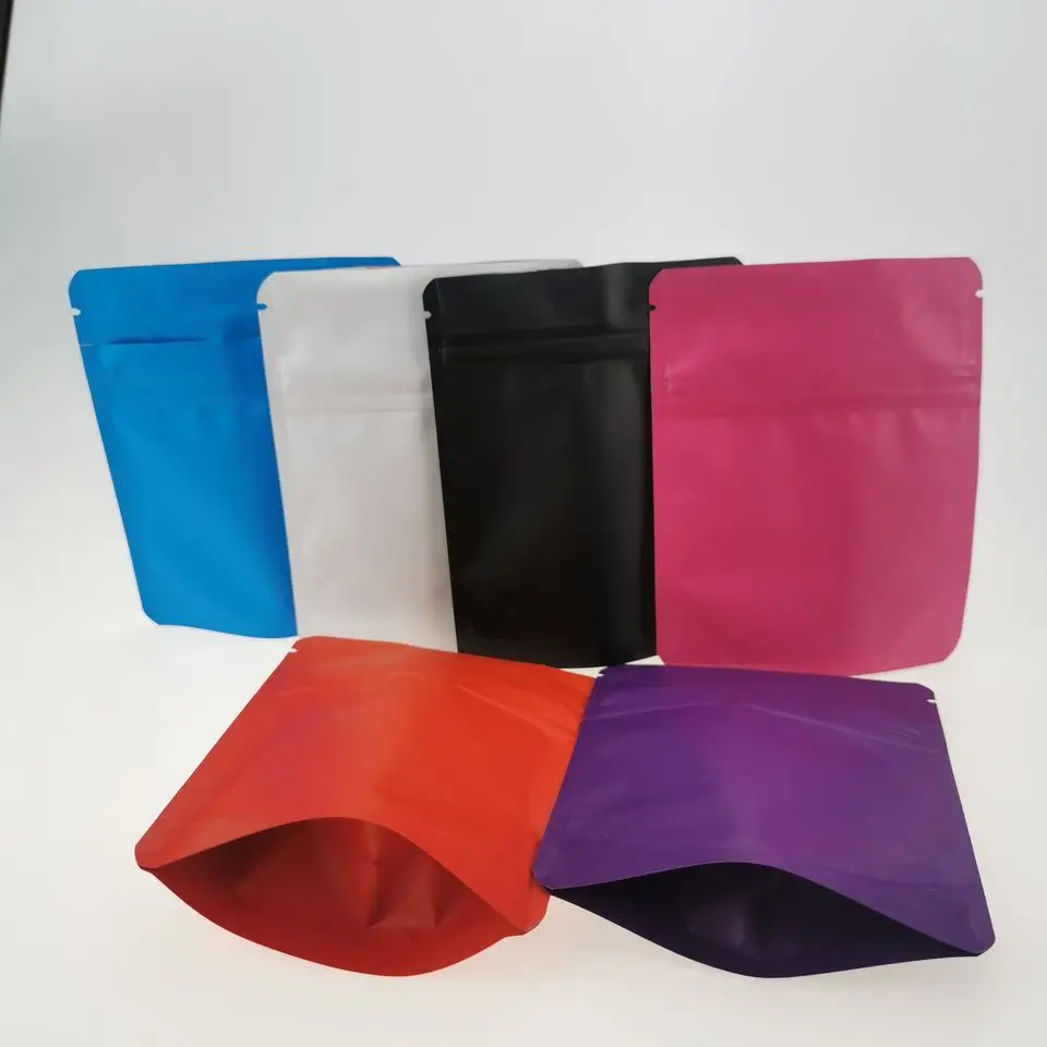 Hot Sale Custom Printed 3.5g 7g Mylar Bag Smell Proof Small Stand Up Bag in Stock