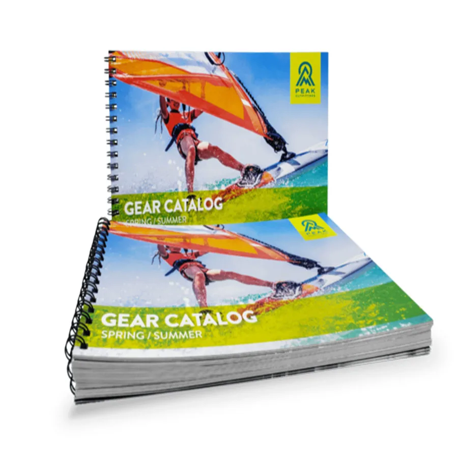 Custom spiral bound Business Directory business company catalog