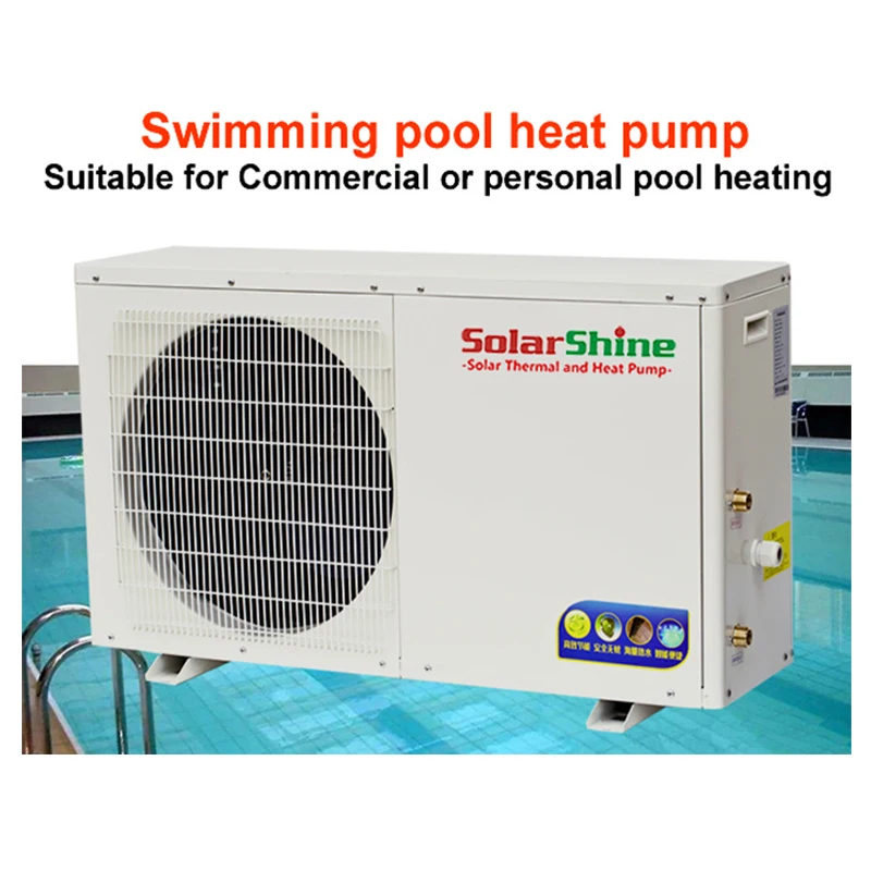 Circulation Heating Eco Swimming Pool Heat Pump 4.5-100kw Heating Power
