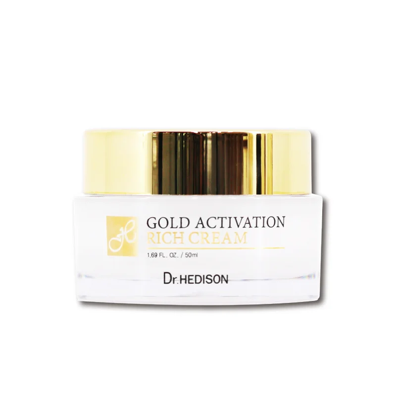 Dr.HEDISON GOLD Activation Rich Cream 50ml - CPNP Made in Korea - Anti-wrinkle aging Vitamin Whitening Soothing Moisturizing
