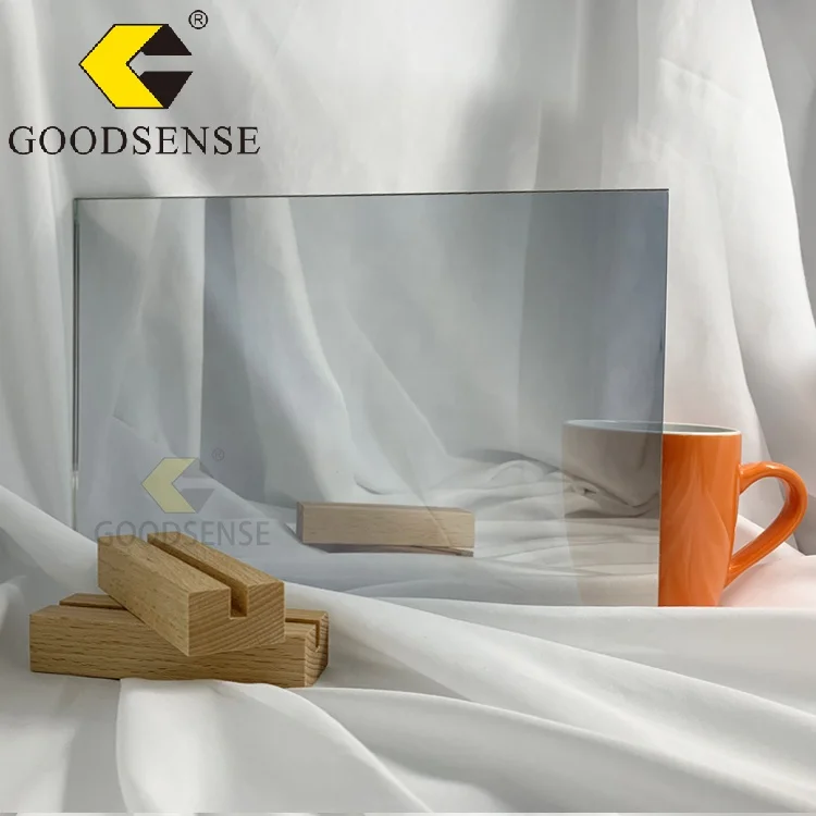 Goodsense Polystyrene 2 Way Mirror Factory Half Glassless PS Mirror Organic Recyclable Styrofoam Peek for Infinity Mirror Room