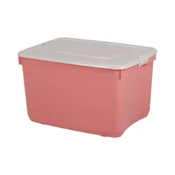 Space saving Colorful Creative Durable Trendy Color Plastic Large Storage Box Container Storage With Lid W580 x D420 x H350 mm
