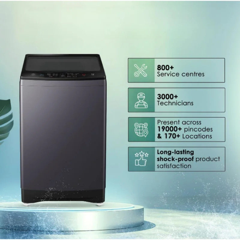 BEST SELLER  8 Kg 5 Star Fully Automatic Top Loading Washing Machine HWM80-H826S6, Starry Silver