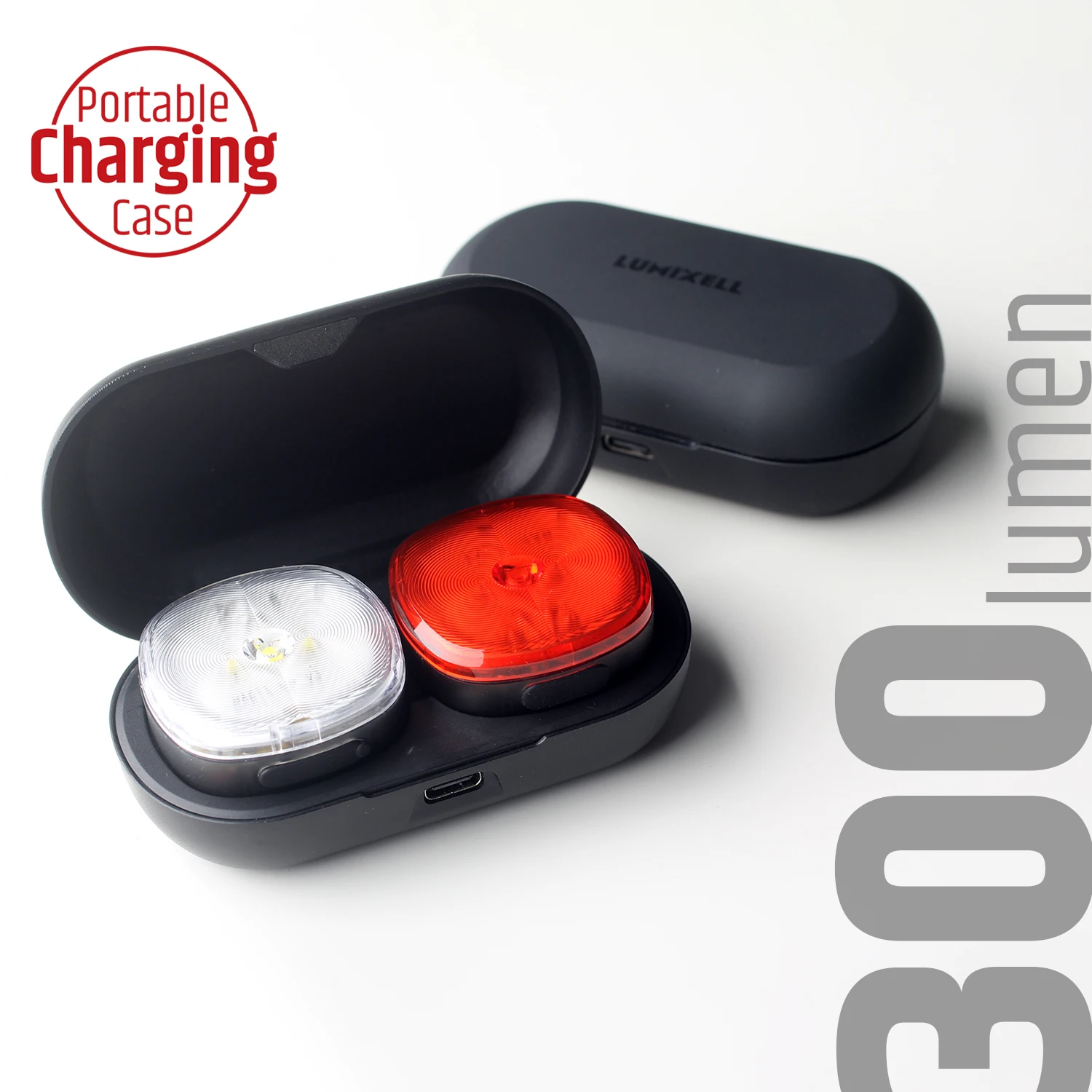 High Quality Bicycle LED Light Type-C Rechargeable Bike Light Combo Set with Charging Case Bicycle Taillight