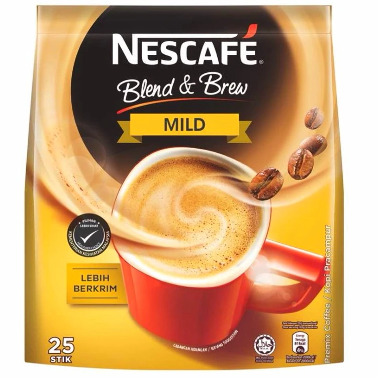 Instant 3 in 1 Rich Coffee Original Mild and Rich Taste Freshly Brewed Made with Robusta Coffee Beans