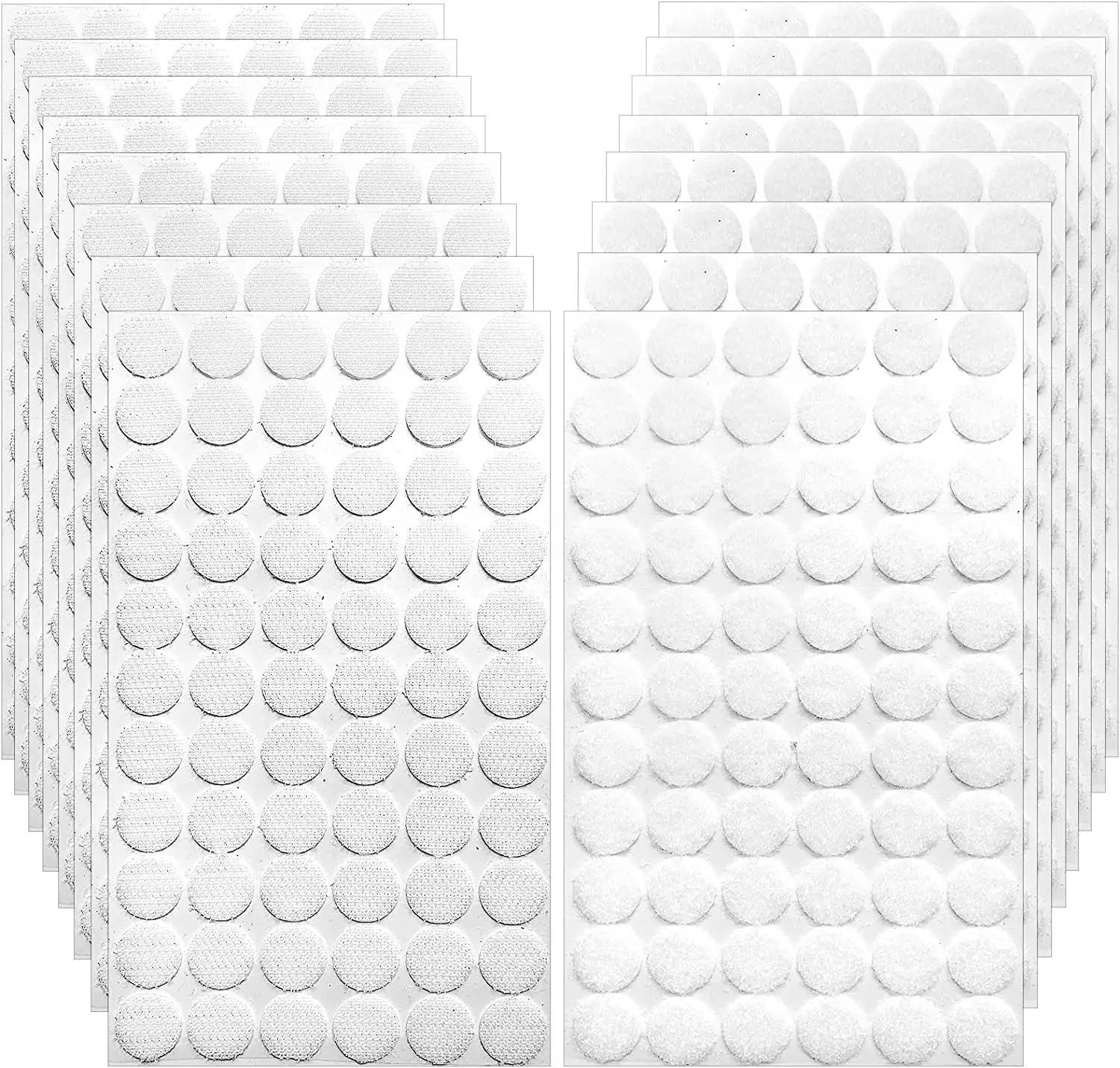 Hot sell custom multi - purpose transparent  adhesive Hook and Loop Coins Dots