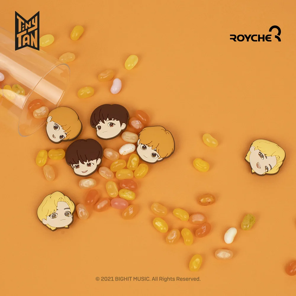 BTS Tiny Tan Dynamite Pin Badge Rubber Type Delivery from Korea on the fastest way The Best Selling In Korea