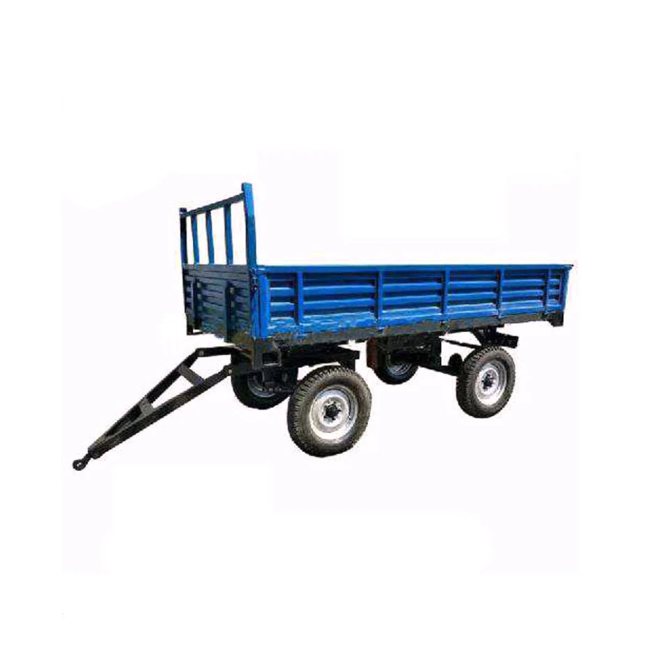 Dump  machinery Small Dump  tractor mounted self dumping trailer 3ton dump trailer for sale