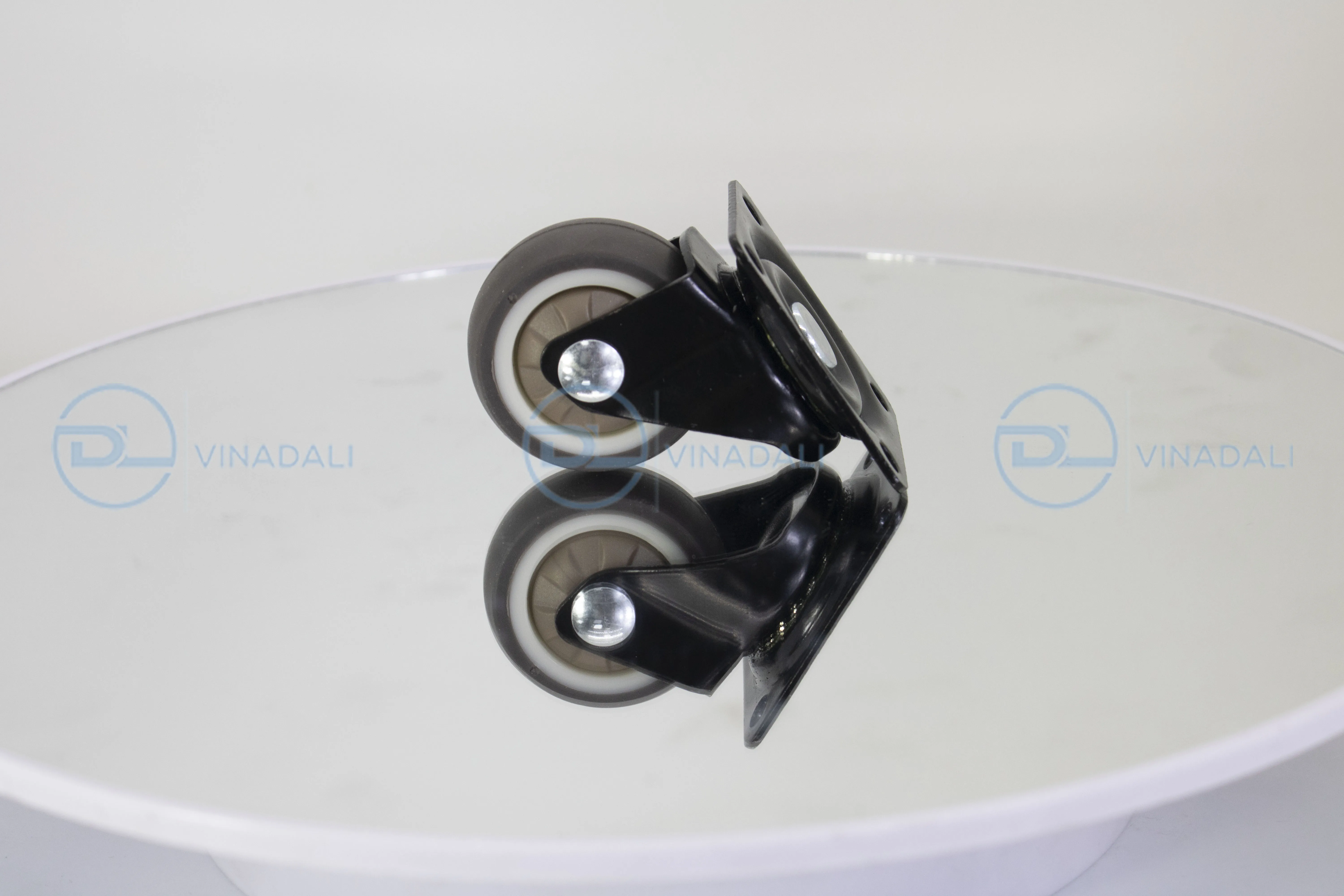 3 Inch Medium Furniture Swivel Caster Wheels Dual Locking Industrial Castor Wheels for Workbench/Dolly/Cart and Furniture