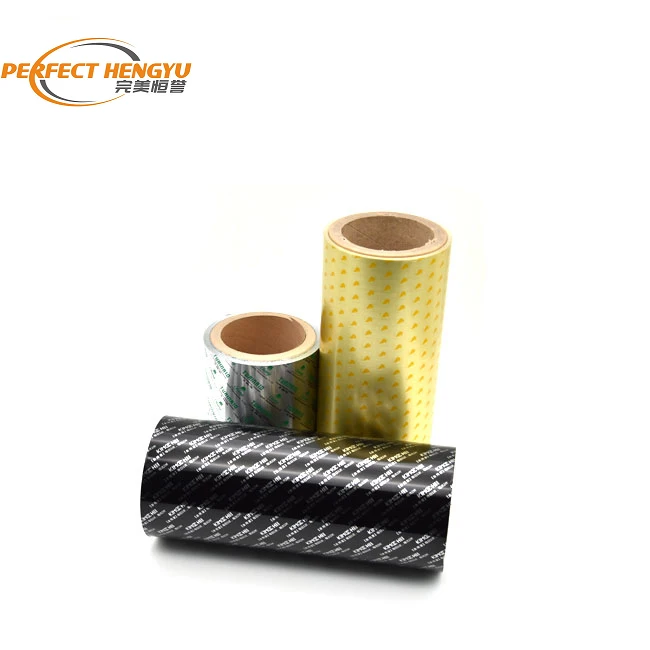 Hot selling custom printed PTP Aluminum foil heat sealing film for PVC blister