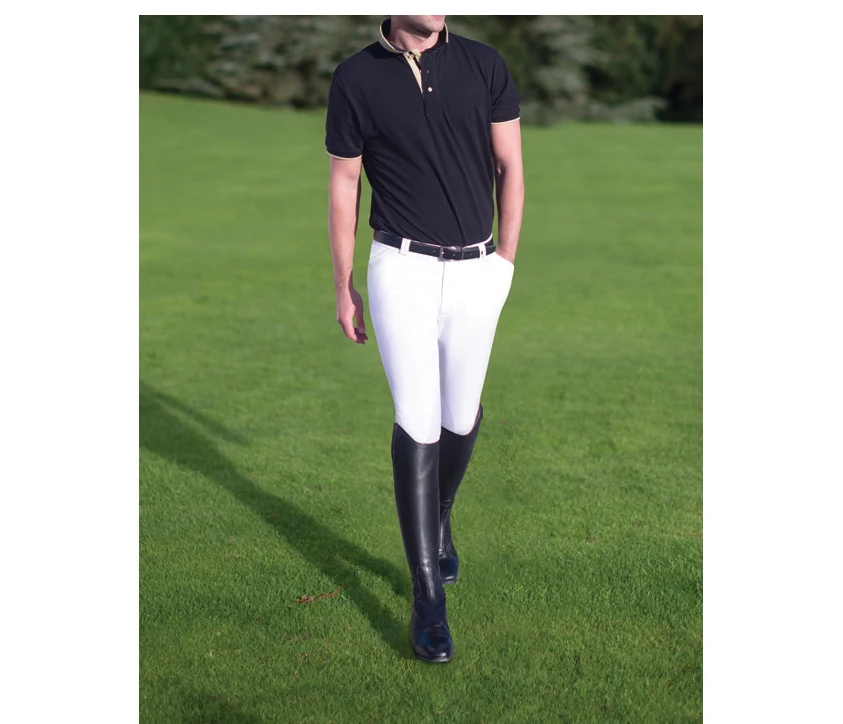 Men High Waist Silicone Full Seat Breeches white horse riding pants for men new horse competition show breeches for men