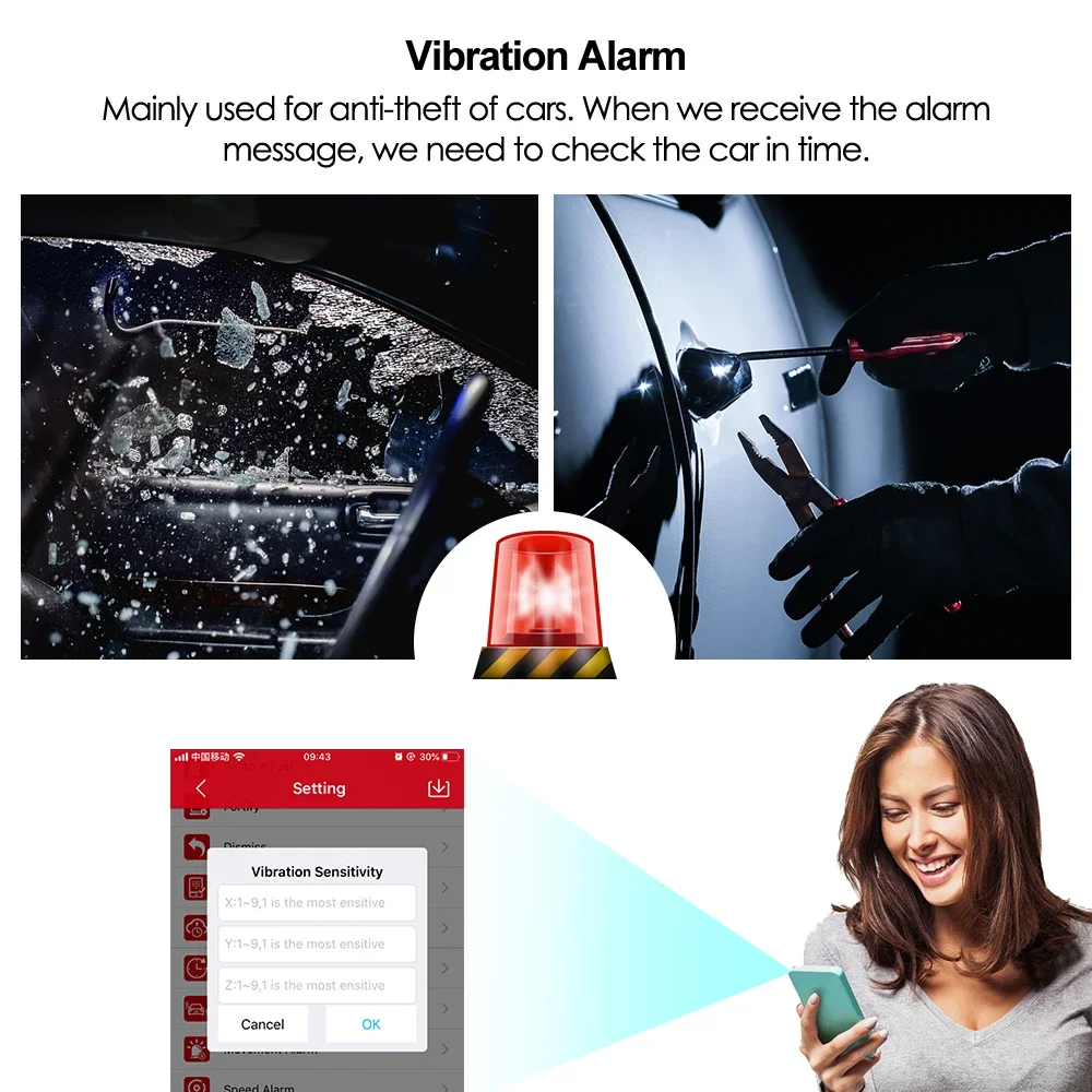 Relay GPS tracker IP67 waterproof Hide Installing and  Remote Control free platform use