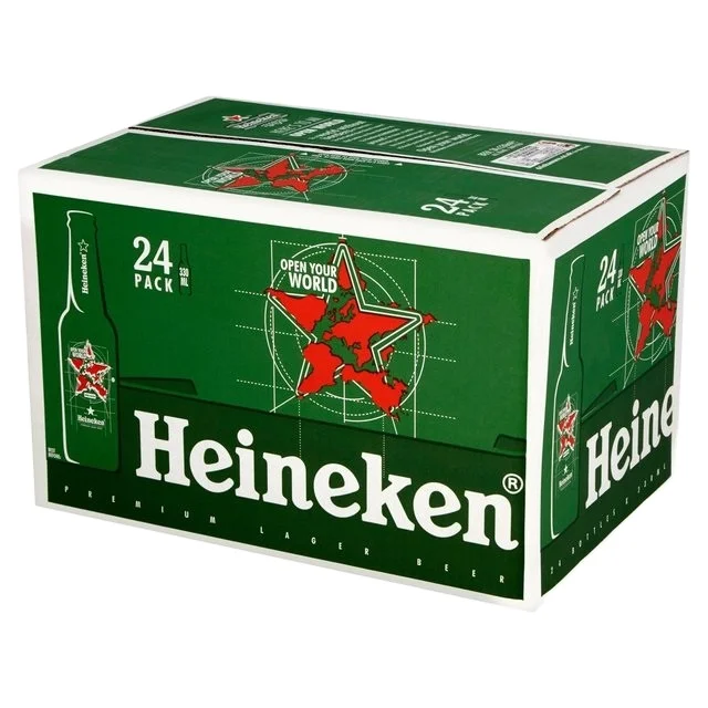 Дешевая и качественная пивная бутылка Heineken Premium Lager банка 12x330