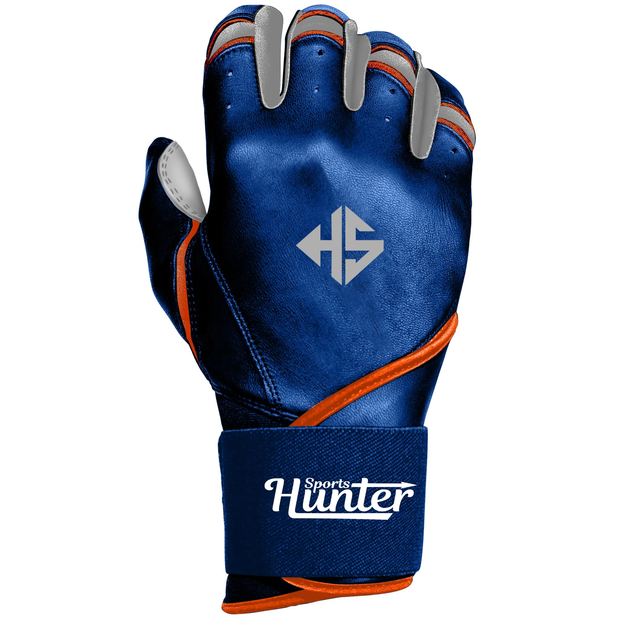 Professional Long Cuff Goatskin Digital Leather Baseball Batting Gloves Professional Unisex Softball Batting Gloves