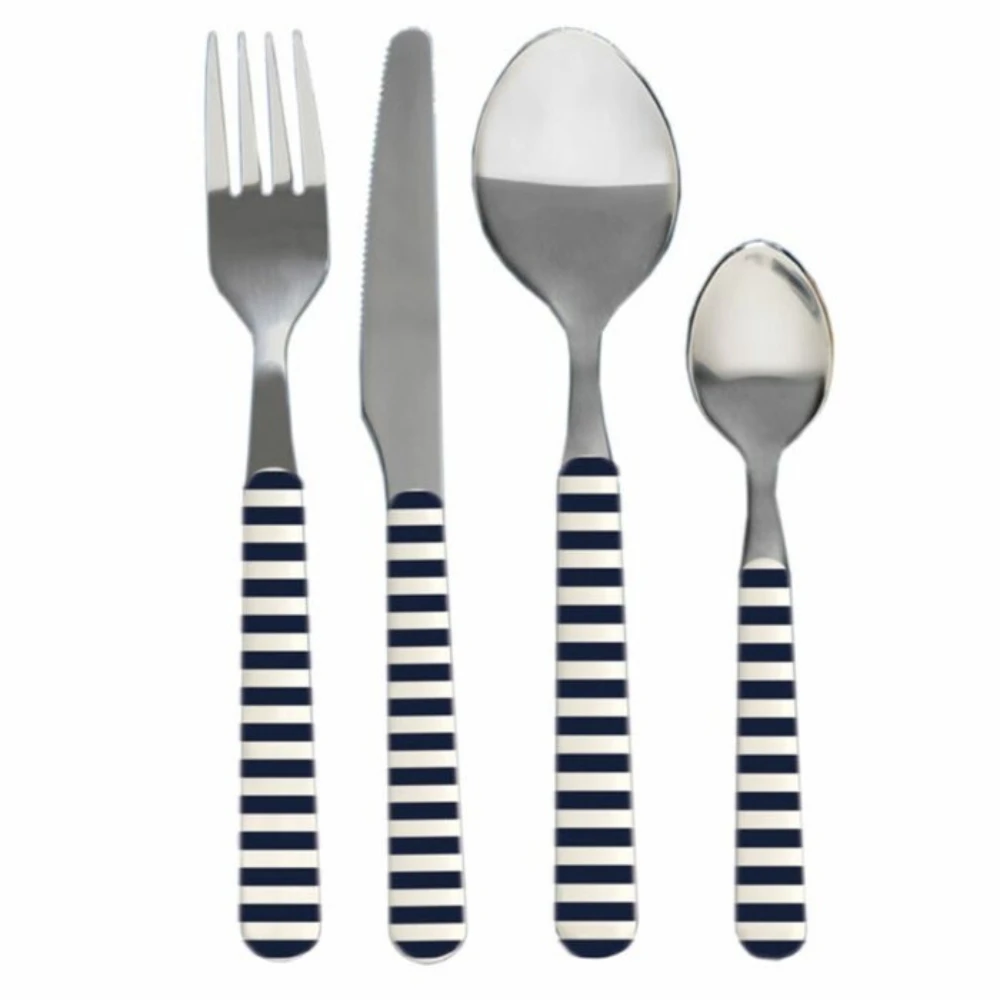 Stainless Steel Cutlery Set for Dining Table Stylish Spoons and Forks Dinner Cutlery Set of 4 Table Spoon Fork Knife Cutlery