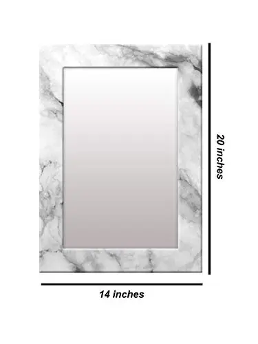 Home Decor Polished Marble Mirror Frame in Custom Sizes, Beautiful Marble Mirror Frame, Onyx Marble Mirror Frame