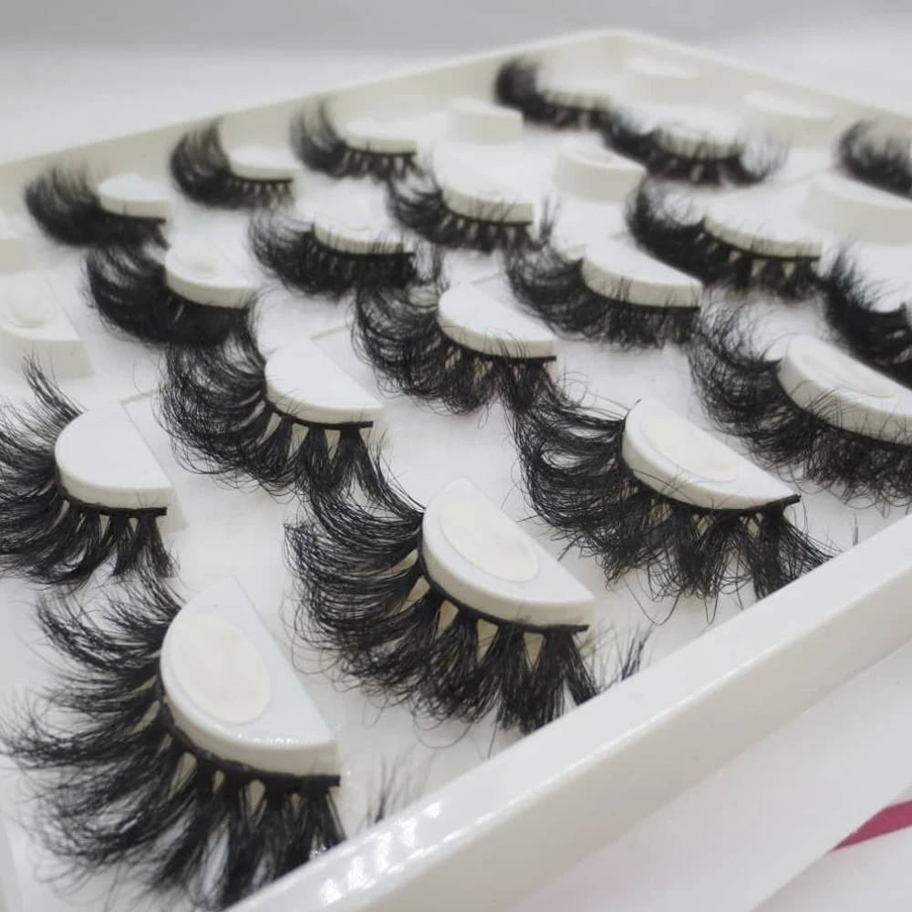 lashes3d wholesale vendor 25mm eyelashes 25mm 3d mink eyelash with eyelash box packaging