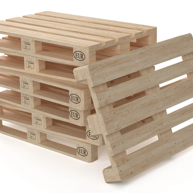 Cheap Europallets EPAL wholesale in bulk wooden pallets EU standard 1200 x 800 Euro pallet transport