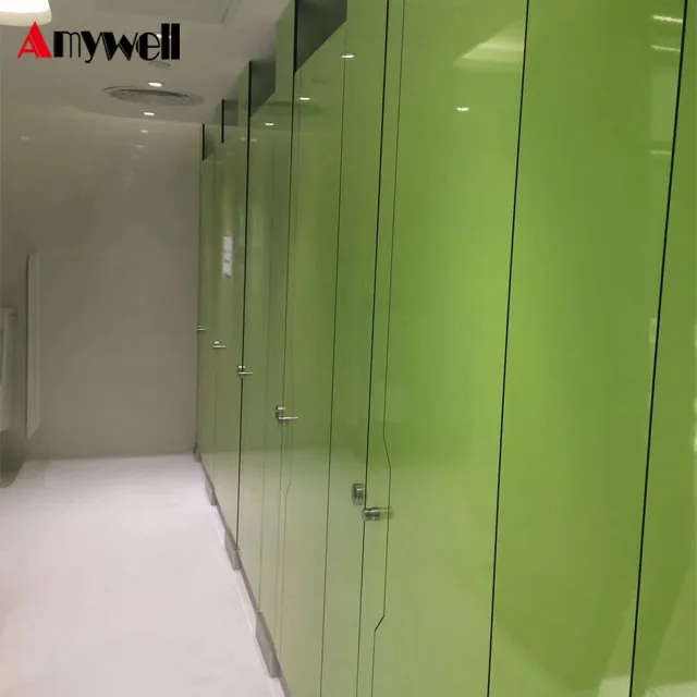 Amywell Waterproof Customized Size Hpl Panel Toilet Cubicles Partition