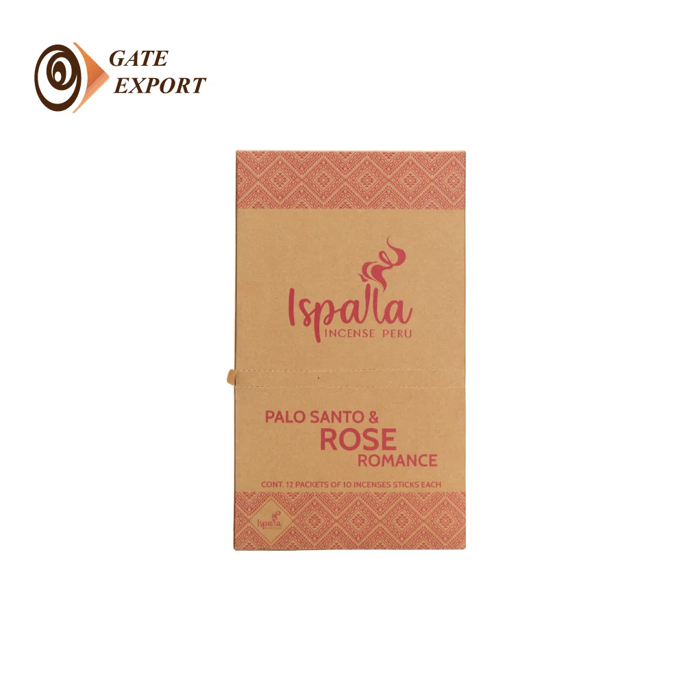 New Ispalla Palo Santo Rose Incense Sticks  Natural Incense Peru