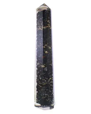 Highly Polished Black Tourmaline Orgonite Wand Natural Crystal Stone Manufactured Orgone Product Direct Wholesale Manufacturer