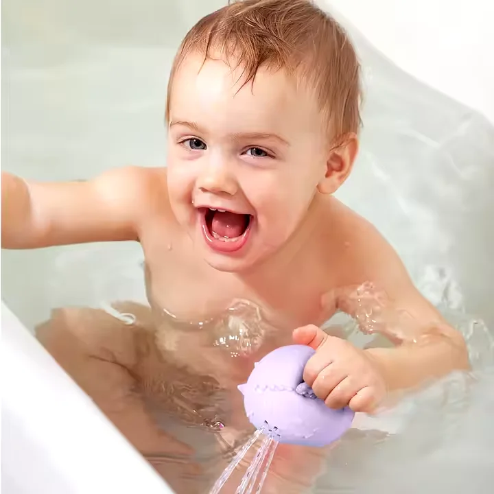 Vietnam BPA-Free Silicone Baby Bath Toys Dinosaur Shaped Bubble Toys for Toddlers Fun Shower Accessories for Kids