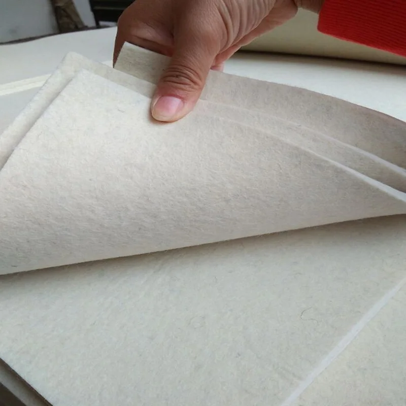 1mm 2mm 3mm  10mm 100% Wool felt material fabric polyester RPET PET felt material