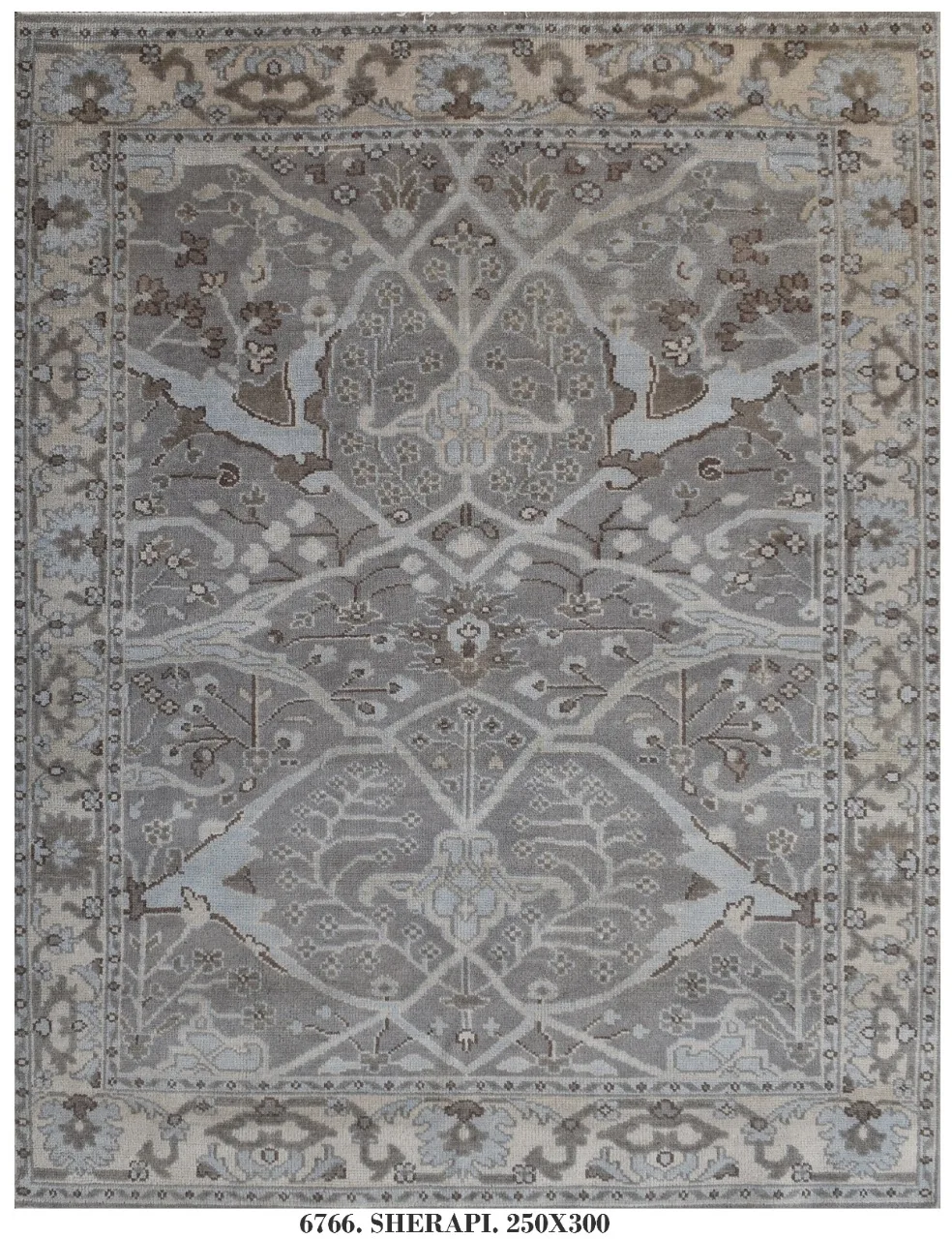 High Quality Hand Knotted Rugs made of Pure Wool Handspun Wool Premium Hand Knotted Wool Carpets Ushak Design