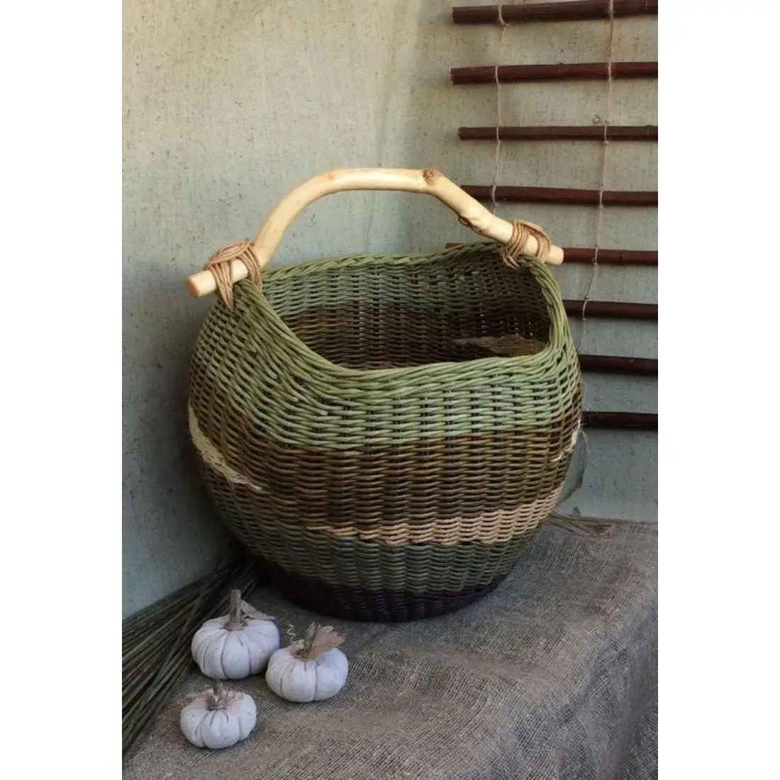Fruits Vegetable Storage Rattan Basket With Handle Made In India Unique Selling Plastic Multifunctional Kitchenware Basket
