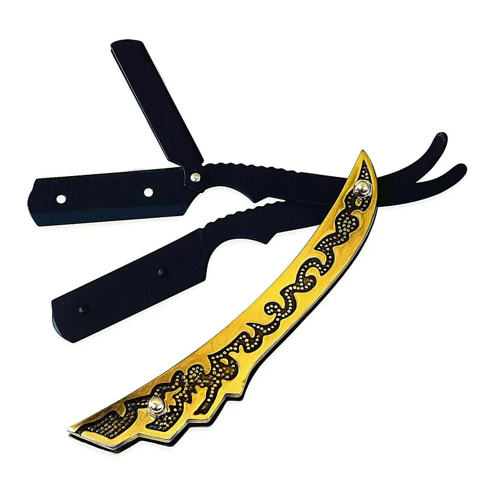 Full Stylish Razor Shaving Professional Stainless Steel Classic Straight Edge Cut Barber Folding Razor