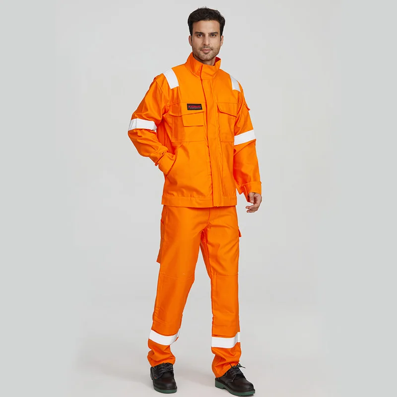 Wholesale Mechanic Mens Working Overall Uniform Construction Workwear coverall Outdoor fire flame retardant Work Uniform